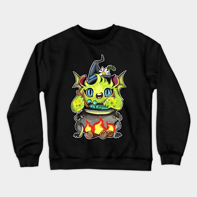 Witchy puffling monster Crewneck Sweatshirt by BiancaRomanStumpff